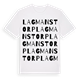 Lagmanstorp ordlek t-shirt