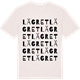 Vintage White t-shirt med Lägret ordlek t-shirt