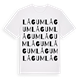 Lågum ordlek t-shirt