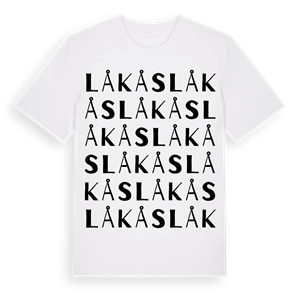 Låkås ordlek t-shirt – ekologisk bomull t-shirt från Pinshirt