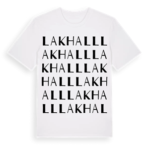 Lakhall ordlek t-shirt – ekologisk bomull t-shirt från Pinshirt