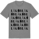 Mid Heather Gray t-shirt med Låkön ordlek t-shirt