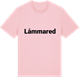 Pink Cotton t-shirt med Låmmared fetstil t-shirt