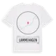 White t-shirt med Lammehagen t-shirt
