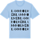 Blue Soul t-shirt med Lammholmen ordlek t-shirt