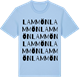 Blue Soul t-shirt med Lammön ordlek t-shirt