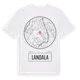 White t-shirt med Landala t-shirt