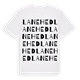 Lanehed ordlek t-shirt