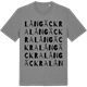 Mid Heather Gray t-shirt med Långäckra ordlek t-shirt