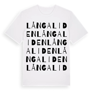 Långaliden ordlek t-shirt – ekologisk bomull t-shirt från Pinshirt