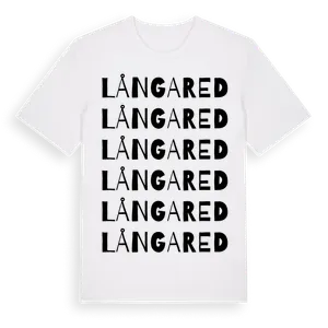 Långared ordlek t-shirt – ekologisk bomull t-shirt från Pinshirt