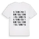 Långås ordlek t-shirt