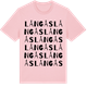 Pink Cotton t-shirt med Långås ordlek t-shirt