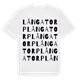 Långatorp ordlek t-shirt