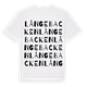 Långebacken ordlek t-shirt