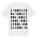 Långeberg ordlek t-shirt