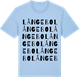 Blue Soul t-shirt med Långebo ordlek t-shirt