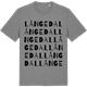Mid Heather Gray t-shirt med Långedal ordlek t-shirt