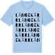 Blue Soul t-shirt med Långekärr ordlek t-shirt