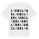 Långekärr ordlek t-shirt