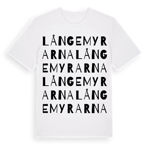 Långemyrarna ordlek t-shirt – ekologisk bomull t-shirt från Pinshirt