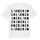 Långeruder ordlek t-shirt