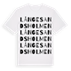 Långesandsholmen ordlek t-shirt