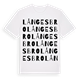 Långesbro ordlek t-shirt