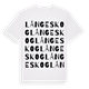 Långeskog ordlek t-shirt