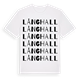 Långhall ordlek t-shirt