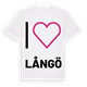 Jag älskar Långö t-shirt stort tryck
