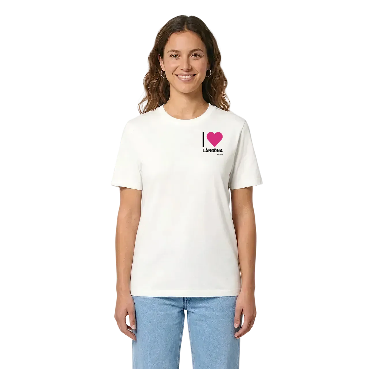 Jag älskar Långöna t-shirt litet tryck i miljö
