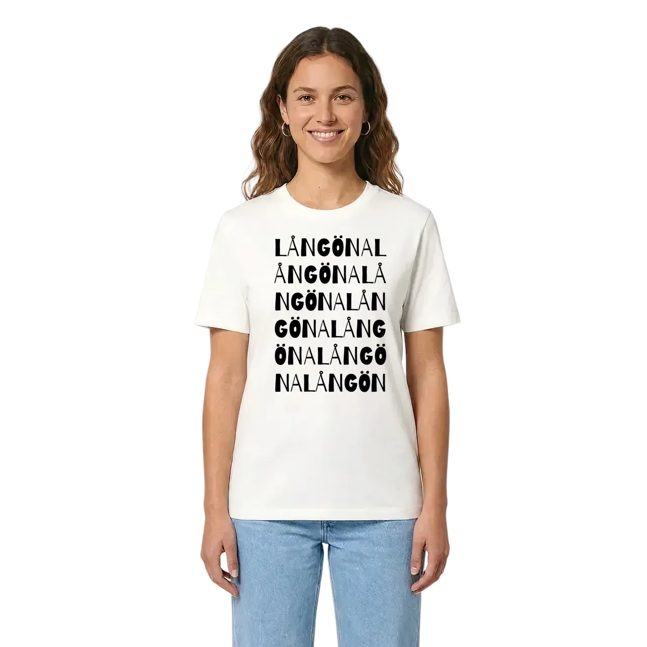 Långöna ordlek t-shirt i miljö