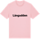Pink Cotton t-shirt med Långudden fetstil t-shirt