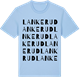 Blue Soul t-shirt med Lankerud ordlek t-shirt