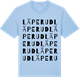 Blue Soul t-shirt med Läperud ordlek t-shirt