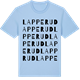 Blue Soul t-shirt med Lapperud ordlek t-shirt