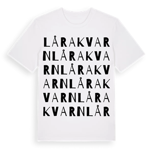 Låra kvarn ordlek t-shirt – ekologisk bomull t-shirt från Pinshirt