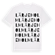Lärjeholm ordlek t-shirt