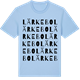 Blue Soul t-shirt med Lärkebo ordlek t-shirt