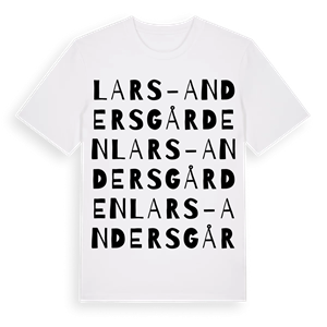 Lars-Andersgården ordlek t-shirt – ekologisk bomull t-shirt från Pinshirt