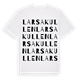 Larsakullen ordlek t-shirt