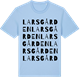 Blue Soul t-shirt med Larsgården ordlek t-shirt