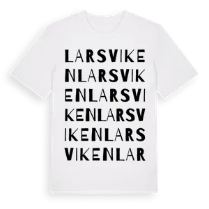 Larsviken ordlek t-shirt – ekologisk bomull t-shirt från Pinshirt