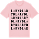 Pink Cotton t-shirt med Laryd ordlek t-shirt