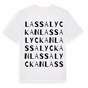 Lassalyckan ordlek t-shirt – ekologisk bomull t-shirt från Pinshirt