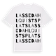 Lasse Dahlquists Plats ordlek t-shirt