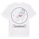White t-shirt med Lasse Dahlquists Plats t-shirt