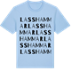 Blue Soul t-shirt med Lasshammar ordlek t-shirt