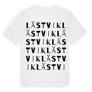 Lästvik ordlek t-shirt – ekologisk bomull t-shirt från PinShirt